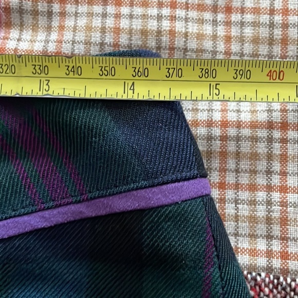 J. McLaughlin Scottish Plaid Fully Lined Mini Skirt with back vent. Size 2 - Picture 8 of 10